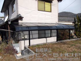 のテラス屋根 ライザーテラスII R型 テラスタイプ 連棟 積雪〜20cm対応 施工例