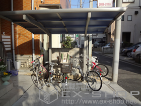 のサイクルポート・駐輪場 レイナポート ミニ　積雪〜20cm対応 施工例