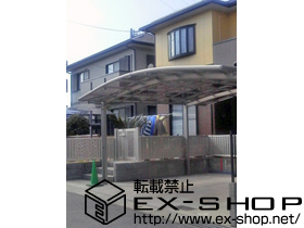 のカーポート カーブポートシグマIII ワイド 積雪〜20cm対応 施工例