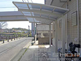 のカーポート レイナポート 延長 積雪〜20cm対応+レイナポート　オプション 施工例