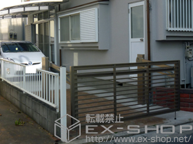 のカーゲート オーバードアS1型 手動式 施工例