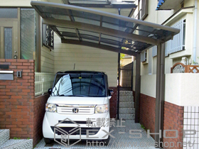 のカーポート カーブポートシグマIII 積雪〜30cm対応 施工例