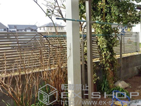 のフェンス・柵 シャレオR3型フェンス フリーポールタイプ 施工例