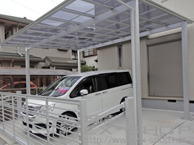 のカーポート アーキデュオ ワイド 積雪〜20cm対応 施工例