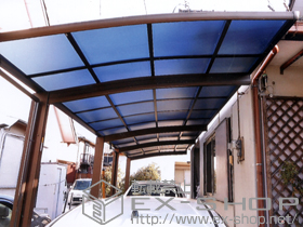 のカーポート プレシオスポート 縦連棟 積雪〜20cm対応 施工例