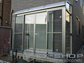 のテラス囲い・サンルーム ほせるんですII R型 床納まり?積雪〜20cm対応 施工例