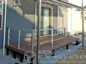 YKKAP�̃E�b�h�f�b�L ���E�b�h�f�b�L 200 �P�� �{�V���v�����_���f�b�L�t�F���X2�^�����i�q2�{�^�C�v���{ �{�H��