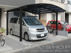 のカーポート プレシオスポート M合掌 積雪〜20cm対応 施工例