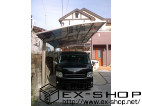 のカーポート カーブポートシグマIII 積雪〜20cm対応 施工例