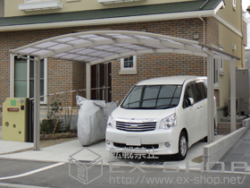 のカーポート プレシオスポート ワイド 積雪〜20cm対応 施工例