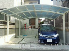 のカーポート レイナツインポート 積雪〜20cm対応 施工例