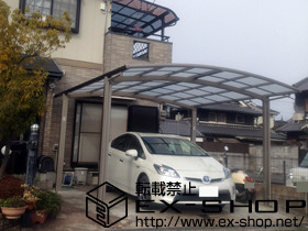 のカーポート カーブポートシグマIII ワイド 積雪〜20cm対応 施工例