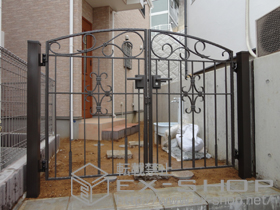 の門扉 コラゾン2型 両開き 施工例