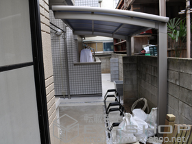 のサイクルポート・駐輪場 カーブパークシグマIII オープンタイプ 積雪〜20cm対応 施工例