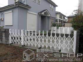 のカーゲート トリップゲート PB型 ノンレール 片開き親子 51DO（13S+38T) 施工例