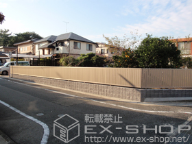 のフェンス・柵 セレビューフェンスR4型 自在柱式 施工例