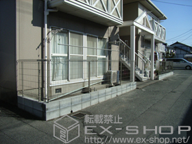 のフェンス・柵 ハイグリッドフェンス11型 フリーポールタイプ 施工例