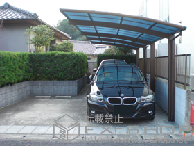 のカーポート レイナポートグラン 縦連棟　積雪〜20cm対応 施工例
