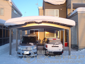 のカーポート レグナスポートシグマIII 3000 ワイド 積雪〜100cm対応 施工例