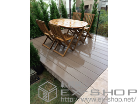 のウッドデッキ レストステージ 幕板納まり 施工例