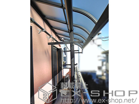 のカーポート プレシオステラス R型 屋根タイプ 連棟 積雪〜20cm対応 施工例