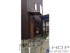 のフェンス・柵 イーネットフェンス2M型 間仕切柱 施工例