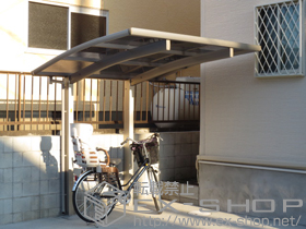 のサイクルポート・駐輪場 プレシオスポート ミニ 積雪〜20ｃｍ 施工例