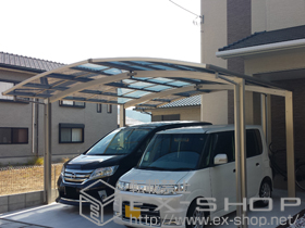 のカーポート プレシオスポート M合掌 積雪〜20cm対応 施工例