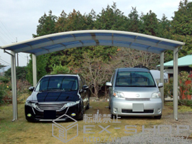 のカーポート プレシオスポート ワイド 積雪〜20cm対応 施工例