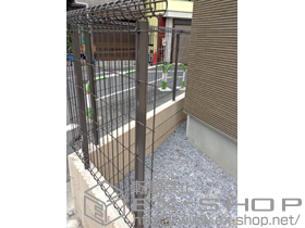 のフェンス・柵 ハイグリッドフェンス11型 フリーポールタイプ 施工例