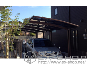 のカーポート プレシオスポート 縦連棟 積雪〜20cm対応 施工例