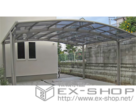 のカーポート カーブポートシグマIII ワイド 積雪〜20cm対応 施工例