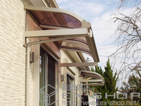 のバルコニー・ベランダ屋根 ヴェクターテラス R型 ルーフタイプ 単体 積雪〜20cm対応 施工例