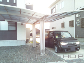 のカーポート プレシオスポート Y合掌 積雪〜20cm対応 施工例