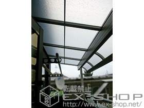 のバルコニー・ベランダ屋根 ライザーテラスII R型 1500 屋根タイプ 単体 積雪〜50cm対応 施工例