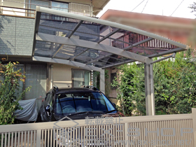 のカーポート プレシオスポート 積雪〜20cm対応 施工例