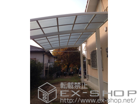 のカーポート レイナポートREグラン 前下がり積雪〜20cm対応 施工例