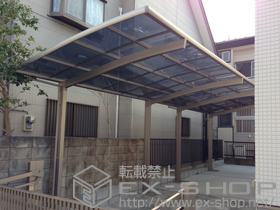 のカーポート カーブポートシグマIII 縦連棟 積雪〜20cm対応 施工例