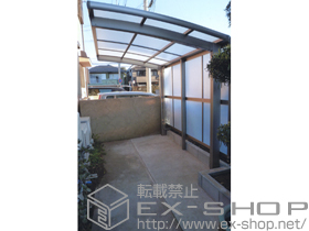 のサイクルポート・駐輪場 カーブパークシグマIII パネル1面囲い　積雪~20?対応 施工例