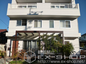 のパーゴラ リレーリアパーゴラ＋サンシェードカーテンII 施工例