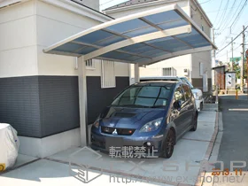 YKKAPのカーポート レイナポートグラン　積雪～20cm対応＋着脱式サポート柱 標準 1本入り 施工例