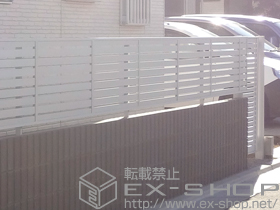 の門扉 ジオーナ門扉 B3型 片開き　柱使用 施工例