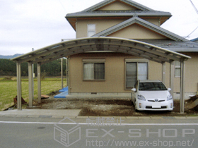 のカーポート リベルポートシグマIII 1500 3台用 積雪〜50cm対応 施工例