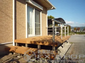 YKKAP�̃E�b�h�f�b�L ���E�b�h�f�b�L 200�{�i���Z�b�g1�i �Б��ʃ^�C�v�{�V���v�����_���f�b�L�t�F���X2�^�����i�q2�{�^�C�v�� �{�H��