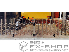 のカーゲート トリップゲート RB型 ノンレール 両開き 54W 施工例