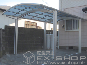 のカーポート レイナワンポートグランＺ　積雪〜20cm対応+レイナワンポートグラン用 屋根ふき材補強部品 施工例