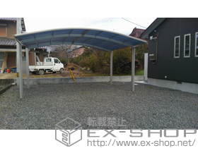のカーポート プレシオスポート ワイド 積雪〜20cm対応 施工例