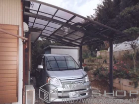 LIXIL リクシル(トステム)のカーポート ルーフポートシグマIII 積雪〜20cm対応 施工例