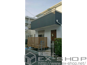 のウッドデッキ リウッドデッキ 200＋リウッドデッキフェンス3型＜横スリット＞ 施工例