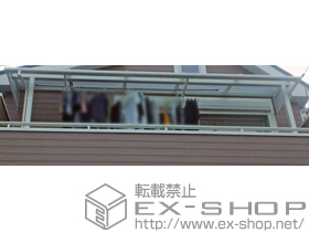 のバルコニー・ベランダ屋根 ライザーテラスII R型 屋根タイプ 単体 積雪〜20cm対応 施工例